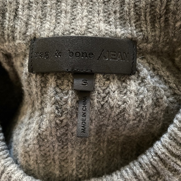 rag & bone Raglan Sleeve Merino Wool Sweater - Picture 5 of 7